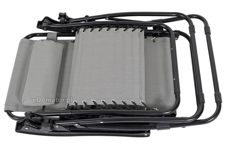 Leżak Ogrodowy Rozkładany Zero Gravity Szary