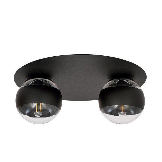 Lampa Sufitowa SOLAR 2 STRIPE Czarny