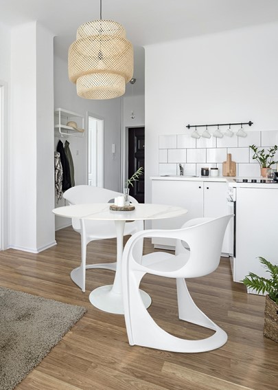 Stół SIMPLET SKINNY Premium Stone White 90cm