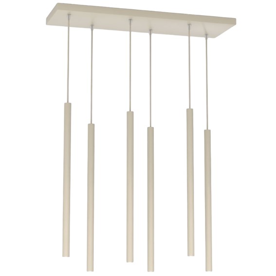 Lampa Wisząca SELTER 6 Beżowy