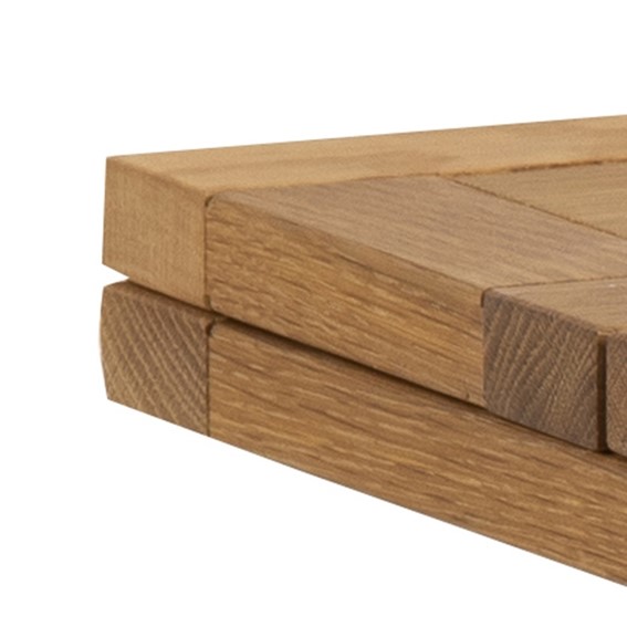 Stół Rozkładany KENLEY 100x90 Naturalny