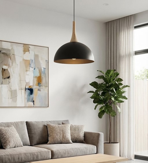 Lampa Wisząca NAUTICA 1S Czarny