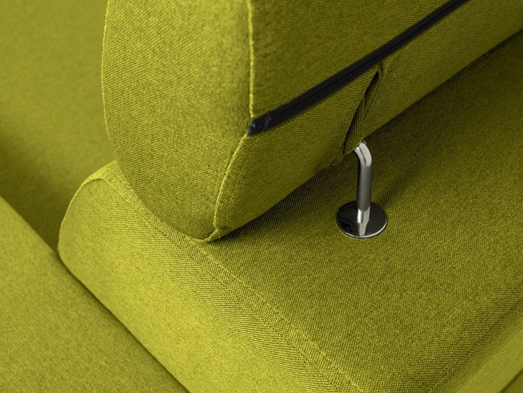 Narożnik Rozkładany Atlantica P 250x160 Wiosenna Zieleń/Orzech