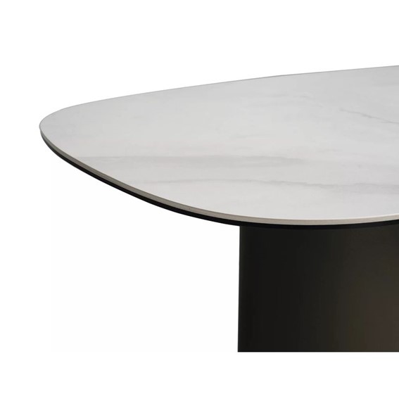 Ława BELLO B 75x50cm Biały Połysk/Miedziany