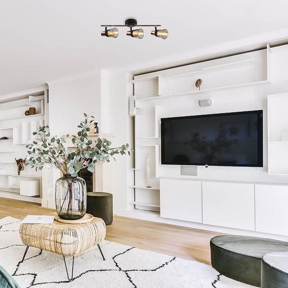 Listwa LIVIO 3 Złoty/Czarny