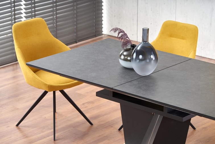 Stół Rozkładany Salvador 90x160 Ciemny Popiel