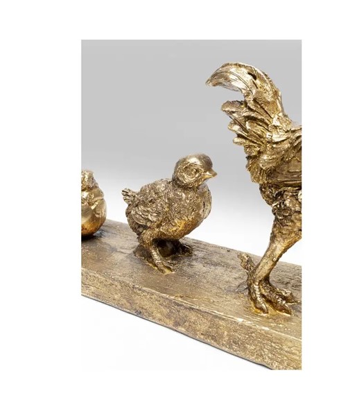 Dekoracja CHICKEN EVOLUTION Złota