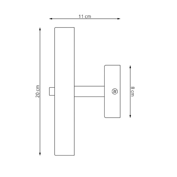 Kinkiet NEMO K2 Pomarańczowy
