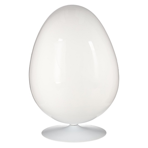 Fotel OVALIA CHAIR Biało-Czerwony