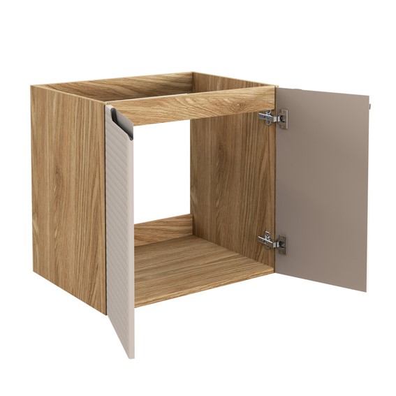 Szafka pod Umywalkę LUXOR Dąb Olejowany/Beż