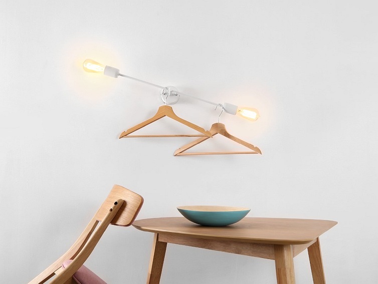 Lampa ścienna TWIGO WALL 2 L – biały