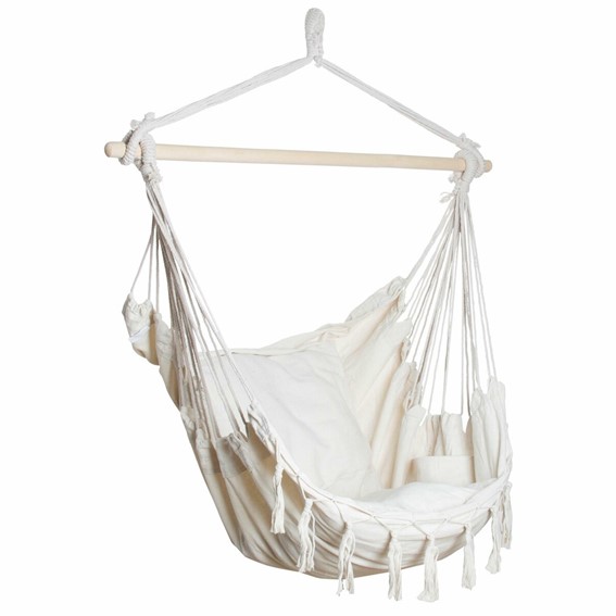 Fotel Hamakowy RIVA Boho Ecru