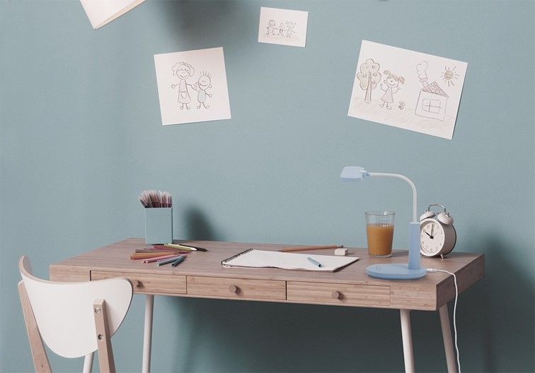 Lampa Biurkowa MILO K-BL1521 Niebieski