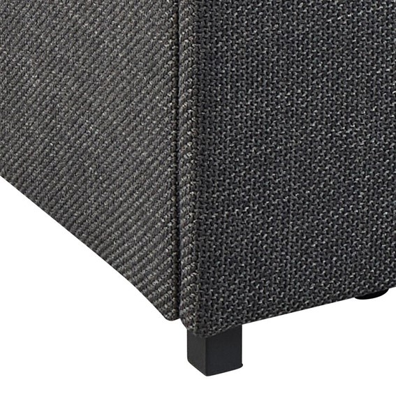 Łóżko Tapicerowane CALVI 160x200 cm z Szufladami Szary