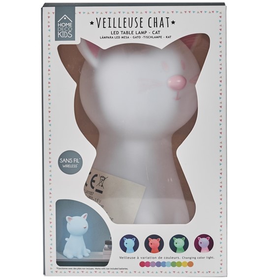 Lampka Cat Night Biały