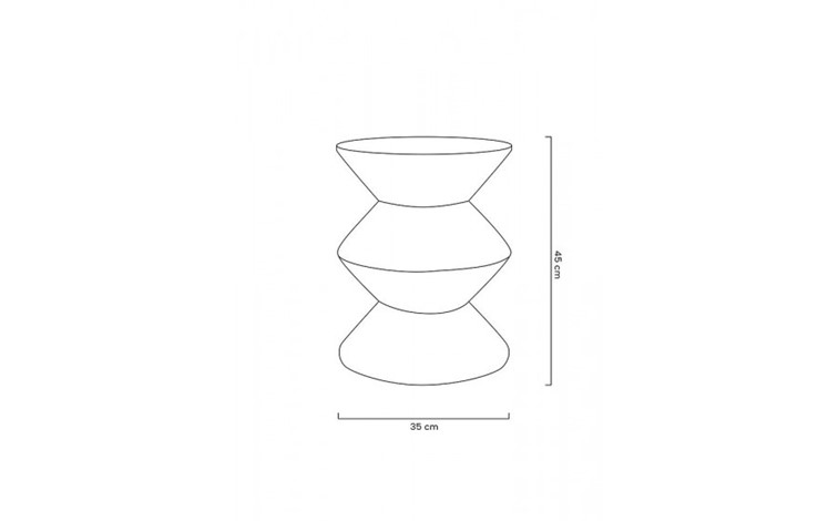 Stolik TURN fi35 Biały