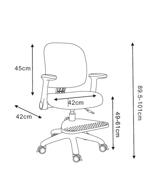 Fotel Obrotowy FB33-FX Różowy