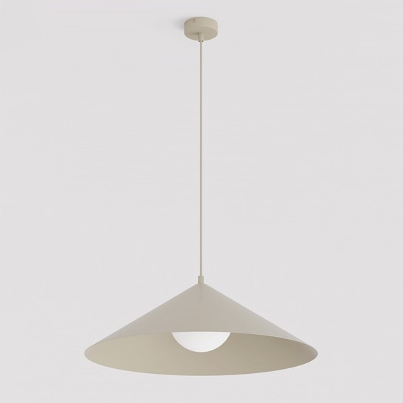 Lampa Wisząca MONO 1L Beżowy/Opal