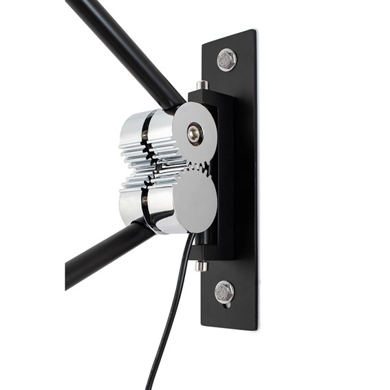 Lampa Ścienna GEAR Czarny