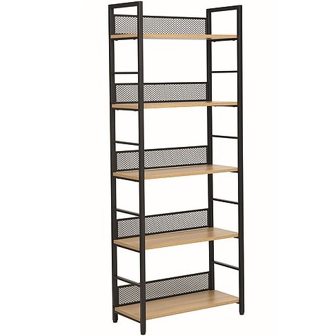 Regał RAW R5 Czarny/Dąb