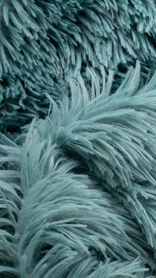 Tkanina FLUFFY 82 Turkusowy (1 mb)