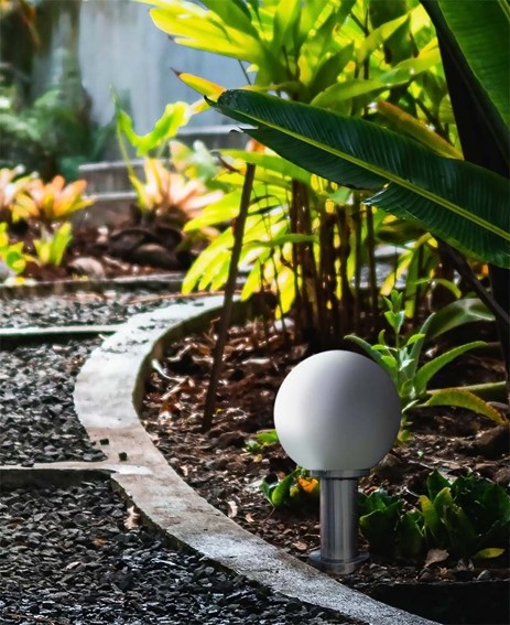 Lampa Zewnętrzna Stojąca K-LP270-450 Chrom