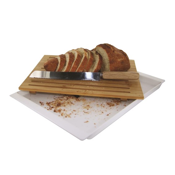 Zestaw Deska do Krojenia + Nóż 38x27cm