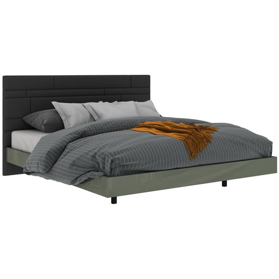 Łóżko Tapicerowane ROSE HILL RH09 180x200 Zielony/Szary