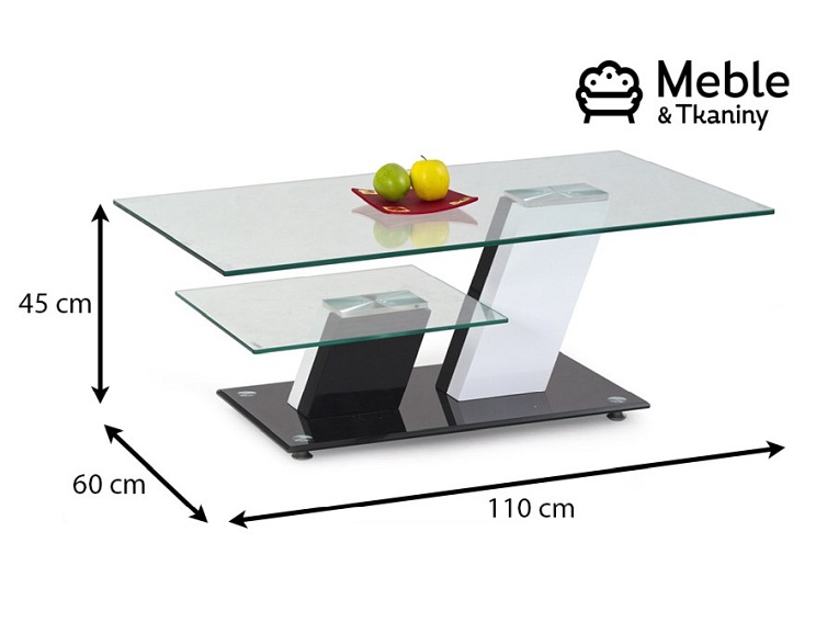 SAVANA ława biało-czarny