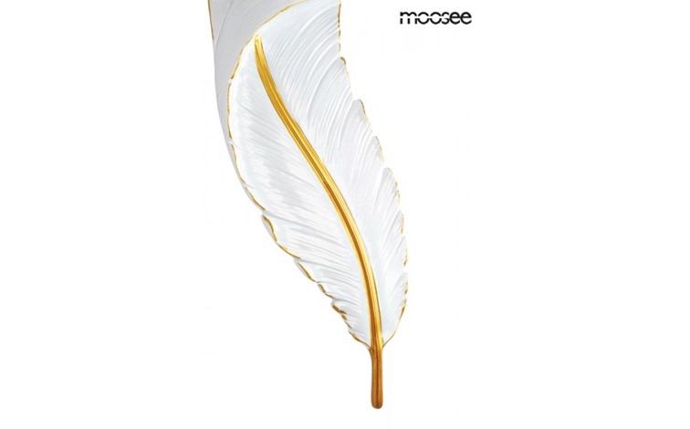 Lampa Ścienna IKAR 60 Biały/Złoty