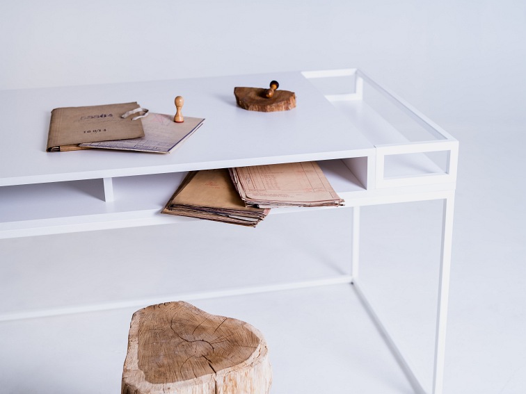 Biurko K1 160x78 Biały