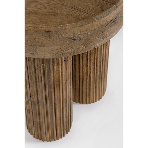 Stolik Kawowy DACCA fi45 Brązowy