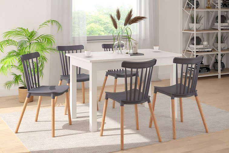 Stół Rozkładany ST2-FX (120-160)x70 Biały