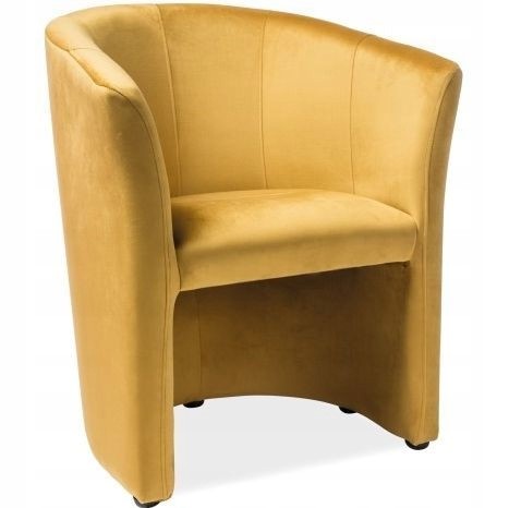 Fotel TM-1 Velvet Wenge/Żółty Bluvel 68
