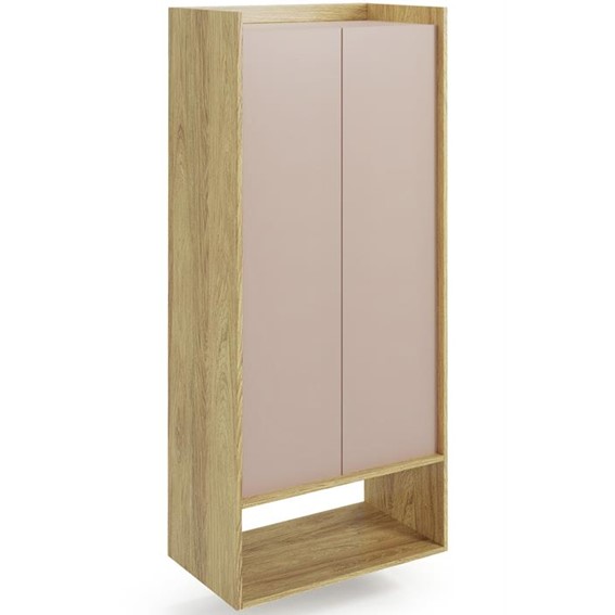 Regał MOBIUS 2D Naturalny/Antyczny Róż