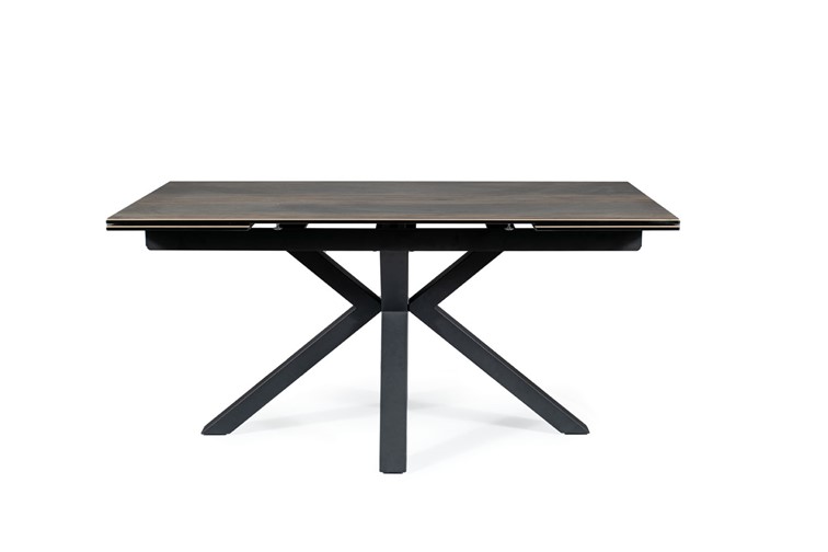 Stół Rozkładany COLUMBUS CERAMIC (160-240)x90 Czarny/Brązowy