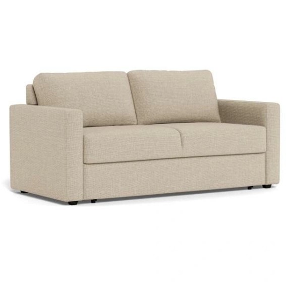 Sofa FLEURY z Funkcją Spania Beżowy