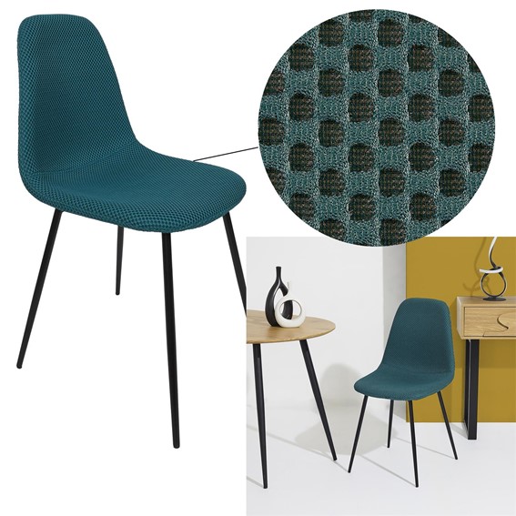 Krzesło PORI Turkusowy