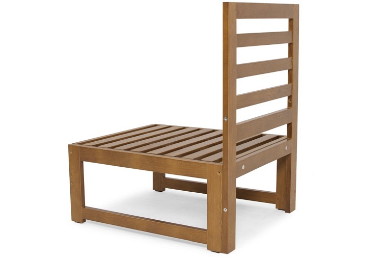 Sofa Ogrodowa Narożna MALTA 5-Osobowa Brązowy/Szary