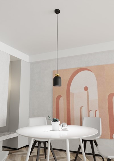 Lampa Wisząca TARGET 1 Czarny