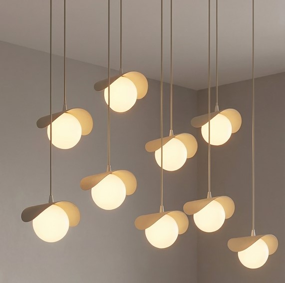 Lampa Wisząca RITUAL 9 Beżowy