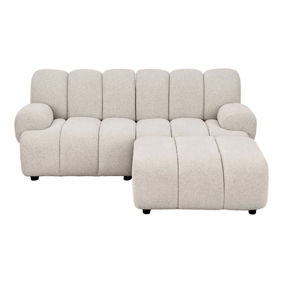 Sofa Modułowa TAZA 2,5-Osobowa Prawa Beżowy