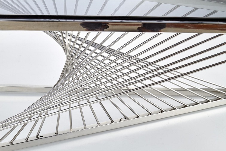 Ława INFINITY Srebrny/Dymiony