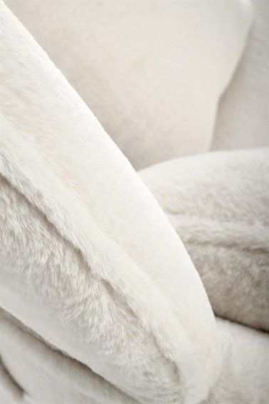 Fotel Wypoczynkowy MERRY Czarny/Kremowy