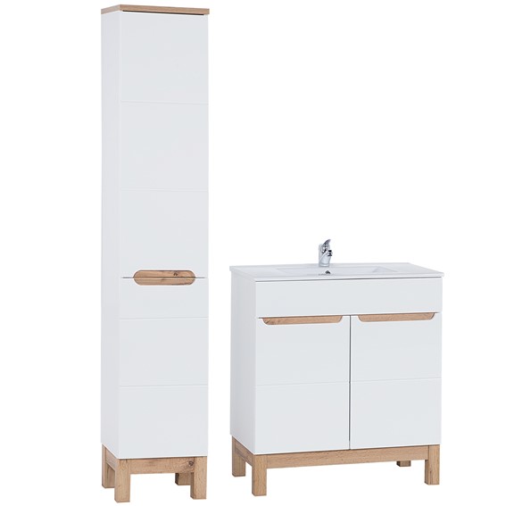 Zestaw Mebli Łazienkowych BW LAVA BALI 804 80cm Biały