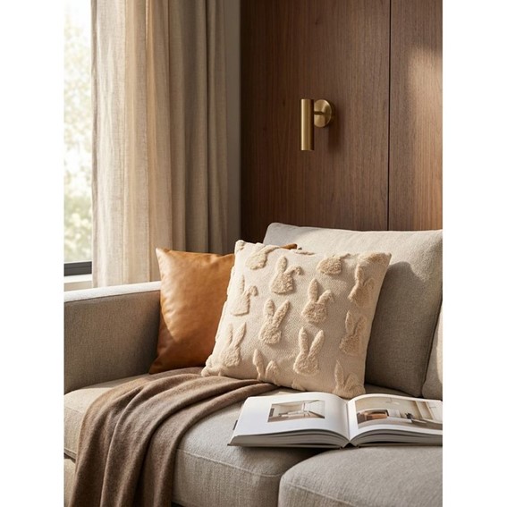 Poduszka Dekoracyjna SHP BUNNIES 45x45cm Beż