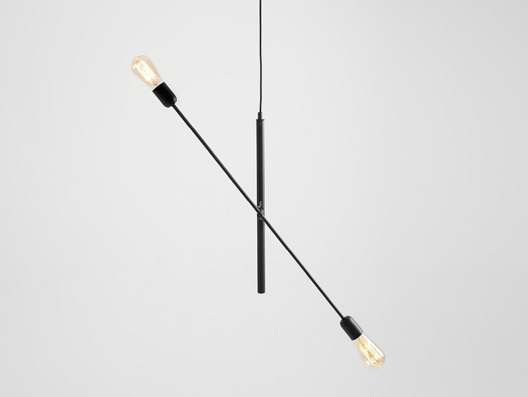 Lampa wisząca TWIGO 2 – czarny