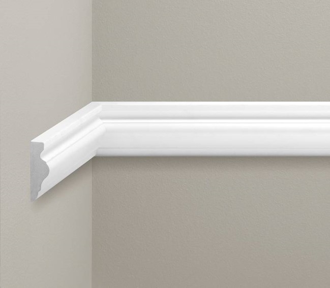 Listwa Naścienna Gładka LNG-02 240 cm Biały