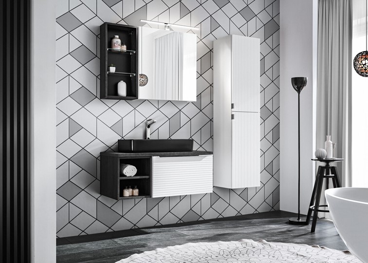 Blat Łazienkowy NOVA 90cm Dąb Sherman