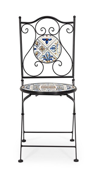 Krzesło Ogrodowe MYKONOS Czarny